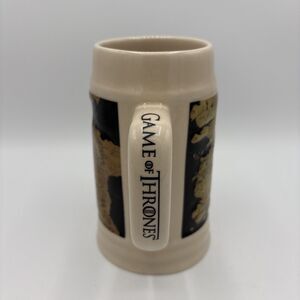 Game of Thrones GOT 3D Map Mug Stein 2014 HBO  Beige Colored